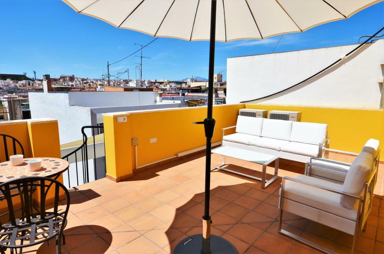 Rooftop Apartment With Three Terraces Alicante Exterior foto